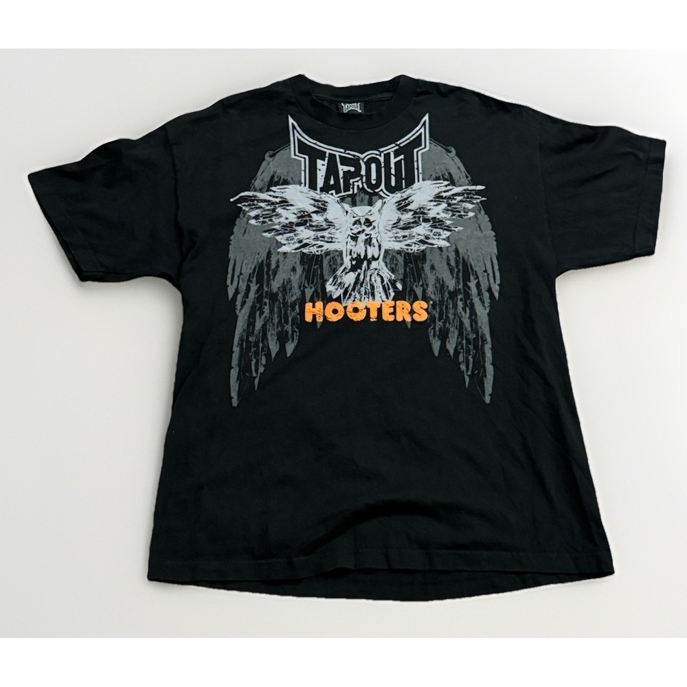 Vintage Tapout Hooters Shirt XL MMA Jesse Pinkman Affliction JNCO Limited Rare